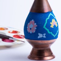 جلسه ششم: آموزش رنگ آمیزی گل و اسلیمی