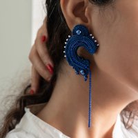 جلسه هشتم: آموزش دوخت گوشواره درباری دوزی مدل دوم
