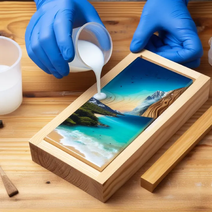 pour on resin