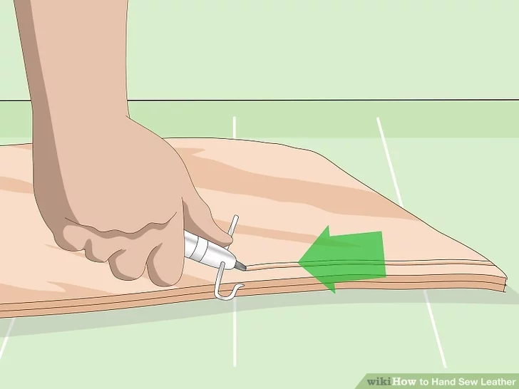 علامت گذاری لبه چرم