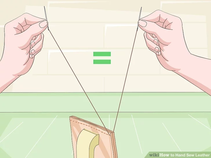 مشخص کردن اندازه های نخ چرم