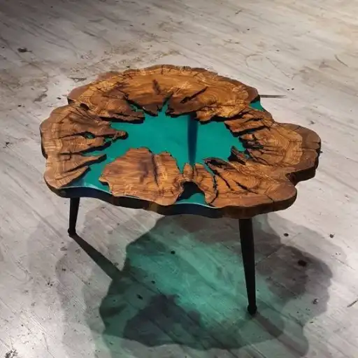 مدل میز با رزین فانتزی
