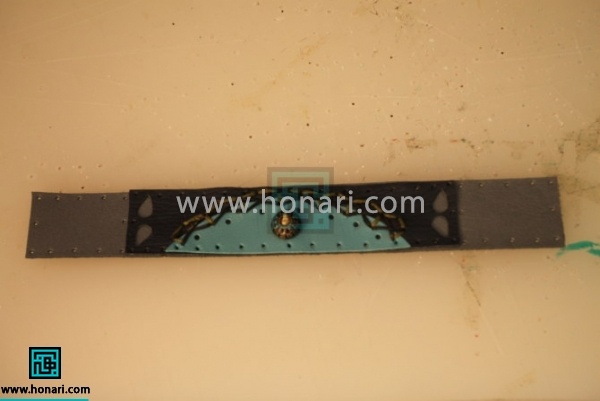 11.سطح کار را سمبه میزنیم.