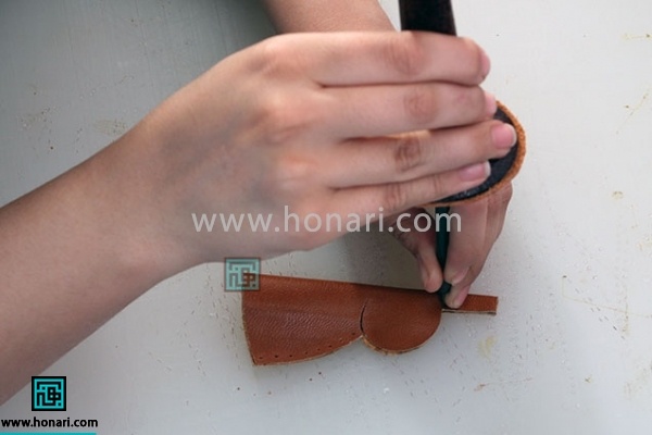 10.دماغ فیل را نیز سمبه میزنیم.