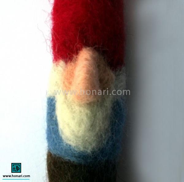 بینی را با توجه به تصاویر بر روی صورت قرار داده و با تک سوزن محل قرار گیری آن را ثابت کنید