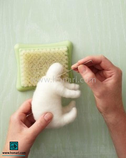 ÙÙØ¯Ø§Ø±Û Ø§ÙÛØ§Ù Ø³ÙÛØ¯ Ø¨Ø±Ø¯Ø§Ø´ØªÙ Ù Ø¨Ø± Ú©Ù Ø¯Ø³Øª ØªÙÙ¾Ú©Û Ø¯Ø±Ø³Øª Ú©ÙÛØ¯ Ø§ÛÙ ØªÙÙ¾Ú© Ø±Ø§ Ø¨Ø±Ø§Û Ø³Ø± Ø¹Ø±ÙØ³Ú© ÙÛØ§Ø² Ø¯Ø§Ø±ÛÙ . Ø³Ù¾Ø³ Ø±ÙÛ Ø¨Ø¯Ù Ú¯Ø°Ø§Ø´ØªÙ Ù Ø¨Ø§ Ø³ÙØ²Ù Ø²Ø¯Ù Ø«Ø§Ø¨Øª ÙÙØªØ±Ø§Ú©Ù Ú©ÙÛØ¯ 