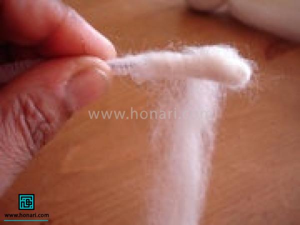 Ø¨Ø±Ø§Û Ø¯Ø³Øª ÙØ§ ÙÛ ØªÙØ§ÙÛØ¯ Ø§Ø² Ø³ÛÙ Ù ÛØ§ Ú¯ÙØ´ Ù¾Ø§Ú© Ú©Ù ÙÛØ² Ø§Ø³ØªÙØ§Ø¯Ù Ú©ÙÛØ¯. Ø¨Ù Ø§ÙØ¯Ø§Ø²Ù Ø·ÙÙ Ø¯Ù Ø¯Ø³Øª Ø³ÛÙ Ø±Ø§ Ø¨Ø±ÛØ¯Ù Ù Ø¯ÙØ± Ø¢Ù Ø±Ø§ Ø¨Ø§ Ø§ÙÛØ§Ù Ø³ÙÛØ¯ Ø¨Ù¾ÙØ´Ø§ÙÛØ¯.