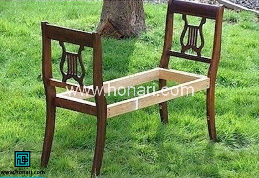 آموزش ساخت کاناپه با صندلیهای کهنه