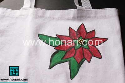 آموزش نقاشی روی کیف