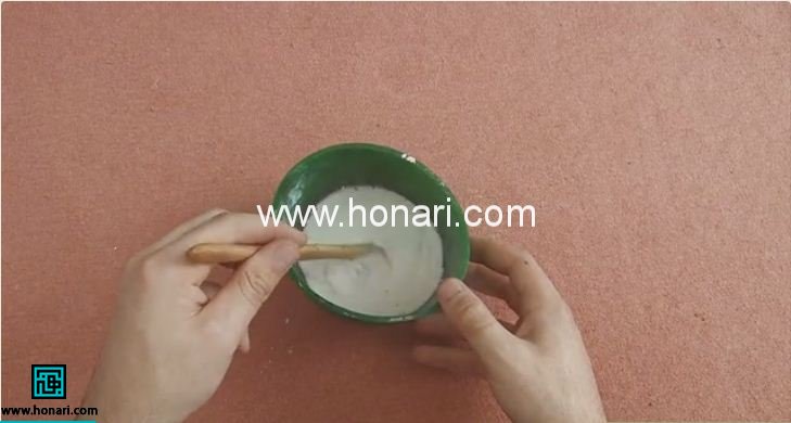 تهیه کردن ماده ی زمینه