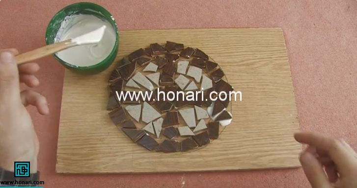 چسبیدن کاشی با ماده زمینه