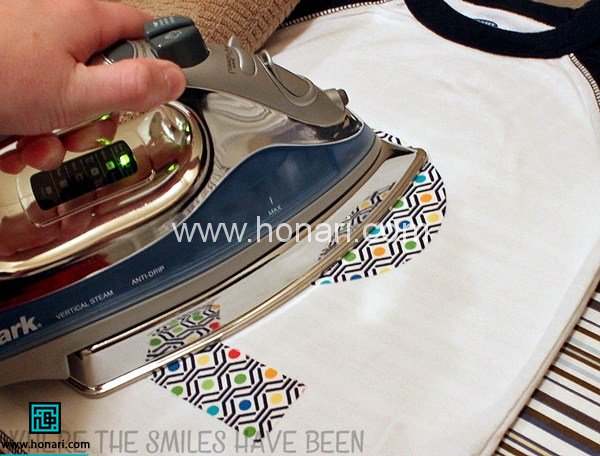 تکه دوزی با اتو