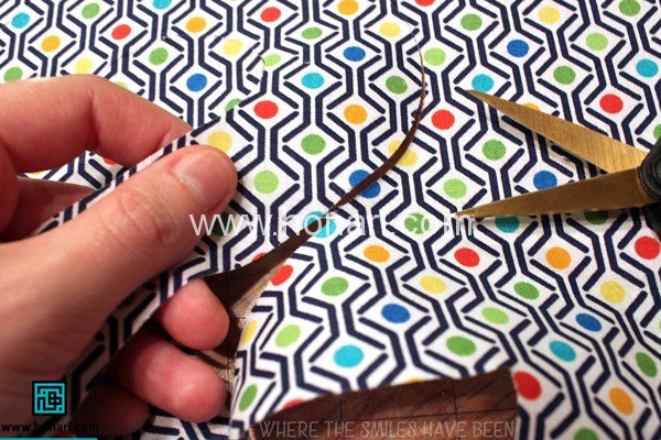 تکه دوزی با اتو