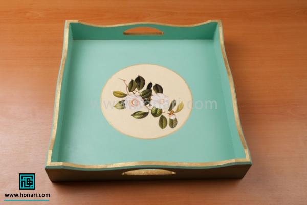 آموزش ترانسفر روی سینی چوبی