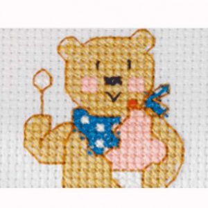 طرح گلدوزی خرس