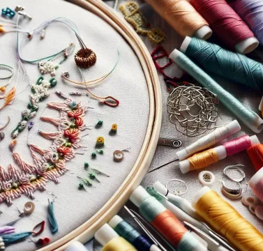 کارگاه و وسایل گلدوزی
