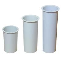 قالب شمع پلاستیکی استوانه 3عددی قطر ۸cm کد 8014