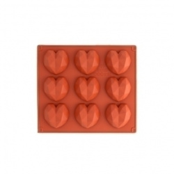 قالب سیلیکونی قلب اوریگامی 5 سانتی کد MSM12