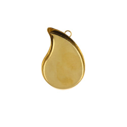 قاب آویز برنجی طرح بته جقه 43mm