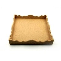 سینی چوبی چهار دسته دالبری کد 151