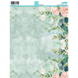 کاغذ دکوپاژ طرح گل سایز A4 کد 6171