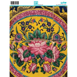 کاغذ دکوپاژ طرح کاشی سایز A4 کد 6183