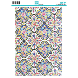 کاغذ دکوپاژ طرح سنتی سایز A4 کد 6199