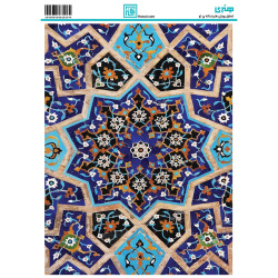کاغذ دکوپاژ طرح منبت سایز A4 کد 6204