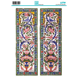 کاغذ دکوپاژ طرح کاشی سایز A4 کد 6241