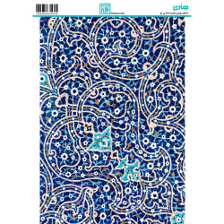 کاغذ دکوپاژ طرح اسلیمی سایز A4 کد 6305