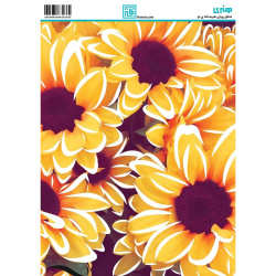 کاغذ دکوپاژ طرح گل سایز A4 کد 6335