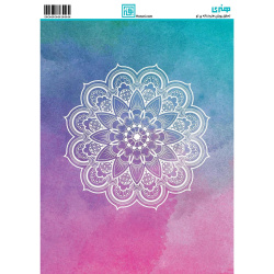 کاغذ دکوپاژ طرح اسلیمی سایز A4 کد 6369