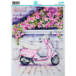 کاغذ دکوپاژ سایز A4 کد 6415