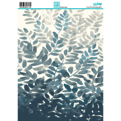 کاغذ دکوپاژ طرح برگ سایز A4 کد 6418