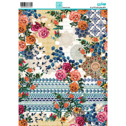 کاغذ دکوپاژ سایز A4 کد 6433