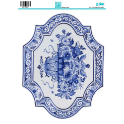 کاغذ دکوپاژ طرح بشقاب سایز A4