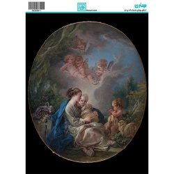 کاغذ دکوپاژ طرح کلاسیک سایز A4