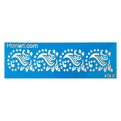 استنسیل هنری کد 474k سایز 30*9