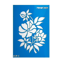 استنسیل هنری کد 059K سایز 14*20