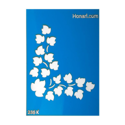 استنسیل هنری کد 235K سایز 14*20