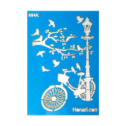 استنسیل هنری کد 884K سایز 14*20