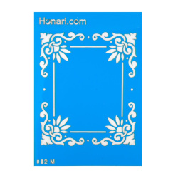 استنسیل هنری کد 082M سایز 24*16