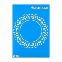 استنسیل هنری کد 099M سایز 24*16