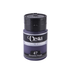 رنگ اکریلیک  250 میل بنفش کد 47 وستا