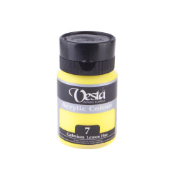 رنگ اکریلیک  250 میل لیمویی کد 7 وستا