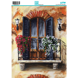 کاغذ دکوپاژ سایز A4 کد 6495