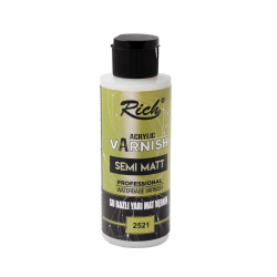 وارنیش نیمه مات (حلال در آب) 120 cc ریچ