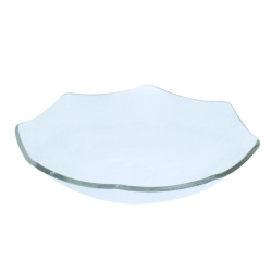 ظرف شیشه ای پیاله هشت گوش کد 199 سایز 14cm