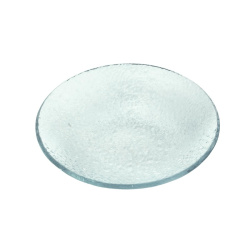 ظرف شیشه ای پیاله دایره مشجر کد 322 قطر 14cm