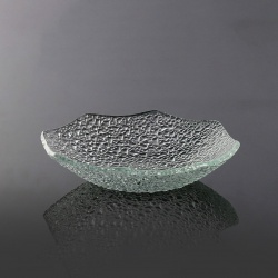 ظرف شیشه ای پیاله هشت گوش مشجر کد 326 سایز ۱4cm